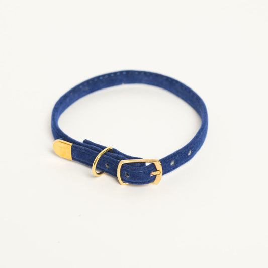 Leela Blue Cat Collar